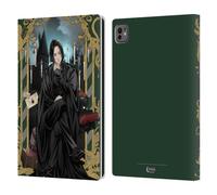 Head Case Designs Officially Licensed Harry Potter Severus Snape 25th Anniversary Anime Leather Wallet Case Compatible With Apple iPad Pro 11 M4/M5 2024/2025