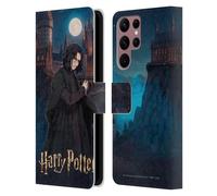 Head Case Designs Officially Licensed Harry Potter Severus Snape Anime Celebration Leather Wallet Case Compatible With Samsung Galaxy S22 Ultra 5G