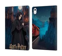 Head Case Designs Officially Licensed Harry Potter Severus Snape Anime Celebration Leather Wallet Case Compatible With Apple iPad Air 11 2020/2022/2024/2025