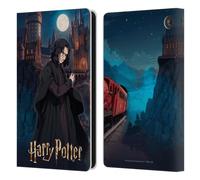 Head Case Designs Officially Licensed Harry Potter Severus Snape Anime Celebration Leather Wallet Case Compatible With Amazon Fire 7 2022