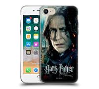Head Case Designs Officially Licensed Harry Potter Severus Snape Deathly Hallows VIII Gel Case [Military Grade] Compatible with Apple iPhone 7/8 / SE 2020 & 2022 and Compatible with MagSafe