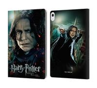 Head Case Designs Officially Licensed Harry Potter Severus Snape Deathly Hallows VIII Leather Wallet Case Compatible With Apple iPad Air 13 2024/2025