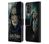 Head Case Designs Officially Licensed Harry Potter Severus Snape Deathly Hallows VIII Leather Wallet Case Compatible With Samsung Galaxy A13 (2022)