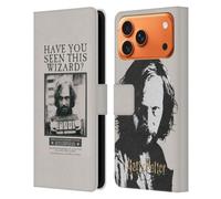 Head Case Designs Officially Licensed Harry Potter Sirius Black Poster Prisoner Of Azkaban II Leather Wallet Case Compatible With Apple iPhone 17 Pro Max