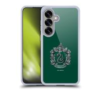 Head Case Designs Officially Licensed Harry Potter Slytherin Crest Chamber Of Secrets I Gel Case [Military Grade Protection] Compatible with Samsung Galaxy S25 and Compatible with MagSafe