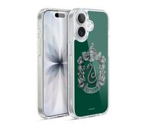 Head Case Designs Officially Licensed Harry Potter Slytherin Crest Chamber Of Secrets I Gel Case [Military Grade Protection] Compatible with Apple iPhone 17 and Compatible with MagSafe