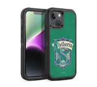 Head Case Designs Officially Licensed Harry Potter Slytherin Crest Sorcerer's Stone I Ultra-Armoured Shockproof Case [Military Grade Protection] Compatible With Apple iPhone 14