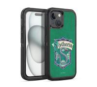 Head Case Designs Officially Licensed Harry Potter Slytherin Crest Sorcerer's Stone I Ultra-Armoured Shockproof Case [Military Grade Protection] Compatible With Apple iPhone 15