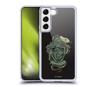 Head Case Designs Officially Licensed Harry Potter Slytherin Deathly Hallows XIV Soft Gel Case Compatible With Samsung Galaxy S22 5G