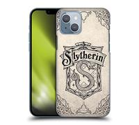 Head Case Designs Officially Licensed Harry Potter Slytherin Parchment Sorcerer's Stone I Hard Back Case Compatible With Apple iPhone 14