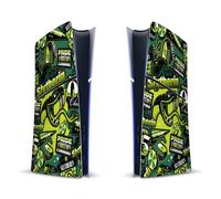 Head Case Designs Officially Licensed Harry Potter Slytherin Pattern Graphics Vinyl Sticker Gaming Skin Decal Cover Compatible With Sony PlayStation 5 PS5 Slim Digital Edition Console