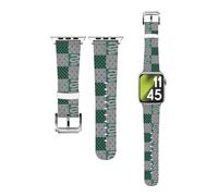 Head Case Designs Officially Licensed Harry Potter Slytherin Sorcerer's Stone III Genuine Leather Watch Strap Compatible With Apple Watch 38/40/41mm