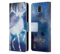 Head Case Designs Officially Licensed Harry Potter Stag Patronus Prisoner Of Azkaban II Leather Book Wallet Case Cover Compatible With Nokia C01 Plus/C1 2nd Edition