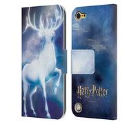 Head Case Designs Officially Licensed Harry Potter Stag Patronus Prisoner Of Azkaban II Leather Book Wallet Case Cover Compatible With Apple iPod Touch 5G 5th Gen