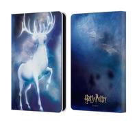 Head Case Designs Officially Licensed Harry Potter Stag Patronus Prisoner Of Azkaban II Leather Wallet Case Compatible With Amazon Kindle 11th Gen (2024)