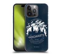 Head Case Designs Officially Licensed Harry Potter Stay At Hogwarts This Christmas Deathly Hallows XXXII Hard Back Case Compatible With Apple iPhone 14 Pro