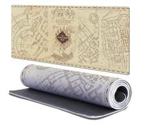 Head Case Designs Officially Licensed Harry Potter The Marauder's Map Graphics 37.4 x 15.75 x 0.16 inches (900 x 400 mm) - XL Gaming Office Desk PC Keyboard Mouse Mat Pad