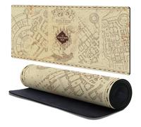 Head Case Designs Officially Licensed Harry Potter The Marauder's Map Graphics Gaming Office Desk PC Keyboard Mouse Mat Pad 37.4 x 15.75 x 0.16 inches (900 x 400 mm) - XL