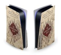 Head Case Designs Officially Licensed Harry Potter The Marauder's Map Graphics Vinyl Faceplate Sticker Gaming Skin Decal Cover Compatible With Sony PlayStation 5 PS5 Disc Edition Console