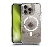 Head Case Designs Officially Licensed Harry Potter The Marauder's Map Magical Icons Shockproof Bumper Case [Military Grade Protection] Compatible with Apple iPhone 16 Pro and Compatible with MagSafe