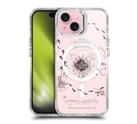 Head Case Designs Officially Licensed Harry Potter The Marauder's Map Magical Icons Shockproof Bumper Case [Military Grade Protection] Compatible with Apple iPhone 15 and Compatible with MagSafe