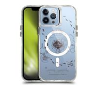 Head Case Designs Officially Licensed Harry Potter The Marauder's Map Magical Icons Shockproof Bumper Case [Military Grade] Compatible with Apple iPhone 13 Pro Max and Compatible with MagSafe