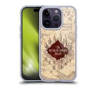 Head Case Designs Officially Licensed Harry Potter The Marauder's Map Prisoner Of Azkaban II Gel Case [Military Grade Protection] Compatible With Apple iPhone 14 Pro