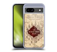 Head Case Designs Officially Licensed Harry Potter The Marauder's Map Prisoner Of Azkaban II Gel Case [Military Grade Protection] Compatible with Google Pixel 8a and Compatible with MagSafe