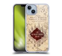 Head Case Designs Officially Licensed Harry Potter The Marauder's Map Prisoner Of Azkaban II Gel Case [Military Grade Protection] Compatible With Apple iPhone 14 Plus