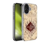 Head Case Designs Officially Licensed Harry Potter The Marauder's Map Prisoner Of Azkaban II Gel Case [Military Grade Protection] Compatible with Apple iPhone 17 and Compatible with MagSafe