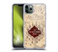 Head Case Designs Officially Licensed Harry Potter The Marauder's Map Prisoner Of Azkaban II Gel Case [Military Grade Protection] Compatible With Apple iPhone 11 Pro Max