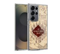 Head Case Designs Officially Licensed Harry Potter The Marauder's Map Prisoner Of Azkaban II Gel Case [Military Grade Protection] Compatible with Samsung Galaxy S25 Ultra and Compatible with MagSafe