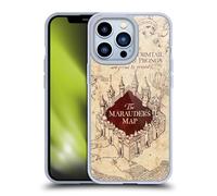 Head Case Designs Officially Licensed Harry Potter The Marauder's Map Prisoner Of Azkaban II Gel Case [Military Grade Protection] Compatible with Apple iPhone 13 Pro and Compatible with MagSafe