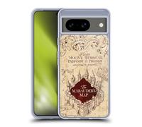 Head Case Designs Officially Licensed Harry Potter The Marauder's Map Prisoner Of Azkaban II Gel Case [Military Grade Protection] Compatible With Google Pixel 8