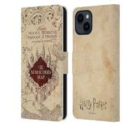 Head Case Designs Officially Licensed Harry Potter The Marauder's Map Prisoner Of Azkaban II Leather Wallet Case Compatible With Apple iPhone 15