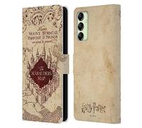 Head Case Designs Officially Licensed Harry Potter The Marauder's Map Prisoner Of Azkaban II Leather Wallet Case Compatible With Samsung Galaxy A14 5G