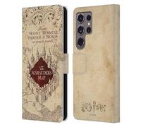 Head Case Designs Officially Licensed Harry Potter The Marauder's Map Prisoner Of Azkaban II Leather Book Wallet Case Cover Compatible With Samsung Galaxy S24 Ultra 5G