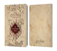 Head Case Designs Officially Licensed Harry Potter The Marauder's Map Prisoner Of Azkaban II Leather Wallet Case Compatible With Kindle Paperwhite 1/2 / 3