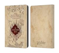 Head Case Designs Officially Licensed Harry Potter The Marauder's Map Prisoner Of Azkaban II Leather Wallet Case Compatible With Amazon Kindle Paperwhite 6