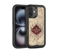 Head Case Designs Officially Licensed Harry Potter The Marauder's Map Prisoner Of Azkaban II Ultra-Armoured Shockproof Case [Military Grade Protection] Compatible With Apple iPhone 16