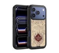 Head Case Designs Officially Licensed Harry Potter The Marauder's Map Prisoner Of Azkaban II Ultra-Armoured Shockproof Case [Military Grade Protection] Compatible With Apple iPhone 17 Pro Max