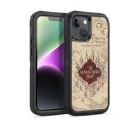 Head Case Designs Officially Licensed Harry Potter The Marauder's Map Prisoner Of Azkaban II Ultra-Armoured Shockproof Case [Military Grade Protection] Compatible With Apple iPhone 14