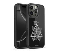Head Case Designs Officially Licensed Harry Potter Triangle Symbol Deathly Hallows XIV Gel Armour Case [Military Grade Protection] Compatible With Apple iPhone 16 Pro