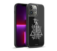 Head Case Designs Officially Licensed Harry Potter Triangle Symbol Deathly Hallows XIV Gel Armour Case [Military Grade Protection] Compatible With Apple iPhone 13 Pro Max