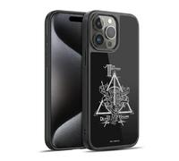 Head Case Designs Officially Licensed Harry Potter Triangle Symbol Deathly Hallows XIV Gel Armour Case [Military Grade Protection] Compatible With Apple iPhone 15 Pro Max