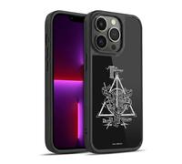 Head Case Designs Officially Licensed Harry Potter Triangle Symbol Deathly Hallows XIV Gel Armour Case [Military Grade Protection] Compatible With Apple iPhone 13 Pro