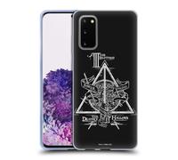 Head Case Designs Officially Licensed Harry Potter Triangle Symbol Deathly Hallows XIV Gel Case [Military Grade Protection] Compatible With Samsung Galaxy S20 / S20 5G