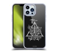 Head Case Designs Officially Licensed Harry Potter Triangle Symbol Deathly Hallows XIV Gel Case [Military Grade Protection] Compatible With Apple iPhone 13 Pro Max