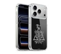 Head Case Designs Officially Licensed Harry Potter Triangle Symbol Deathly Hallows XIV Gel Case [Military Grade Protection] Compatible with Apple iPhone 17 Pro and Compatible with MagSafe