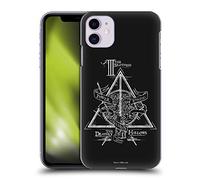 Head Case Designs Officially Licensed Harry Potter Triangle Symbol Deathly Hallows XIV Hard Back Case Compatible With Apple iPhone 11